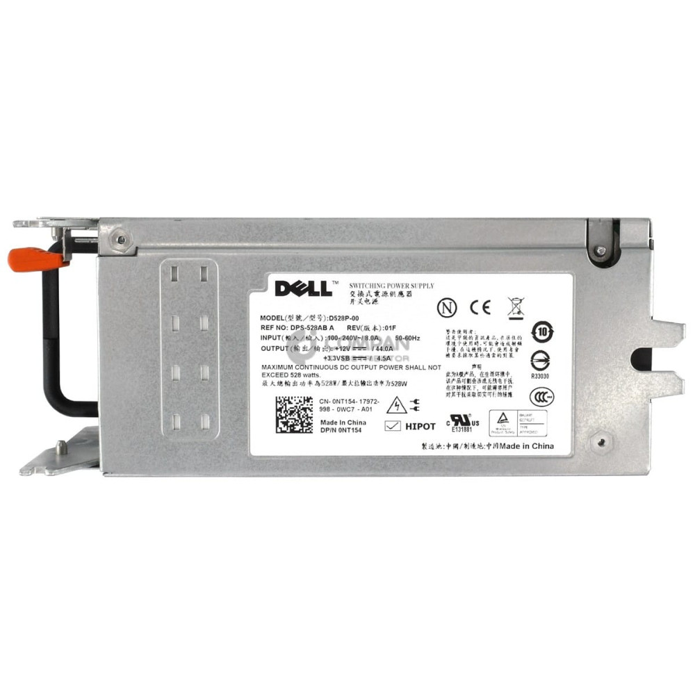 NT154 DELL 528W POWER SUPPLY FOR DELL POWEREDGE T300